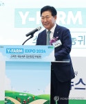축사하는 박종범 월드옥타 회장