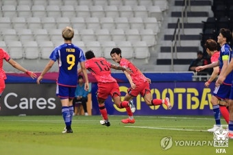 골 넣고 기뻐하는 김민우