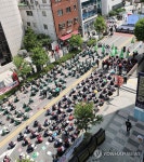 춘천 도심 가득 메운 노동 시민 단체