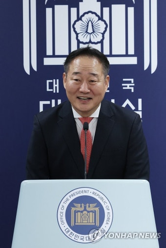 소감 말하는 전광삼 신임 시민사회수석