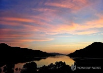 일몰이 아름다운 원주 흥원창