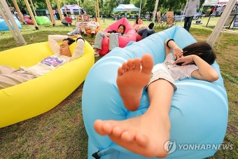 '한강 잠퍼자기 대회'