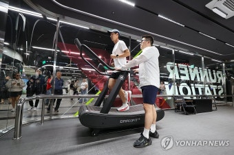 여의나루역에 조성된 러너스테이션 프레스투어