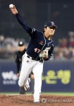 곽빈, 7이닝 무실점 투구