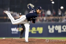 곽빈, 7이닝 무실점 투구
