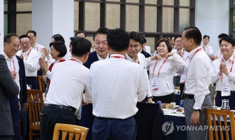 윤석열 대통령, 22대 국민의힘 국회의원 워크숍 참석