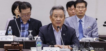 체육계 현안 관련 발언하는 이기흥 회장