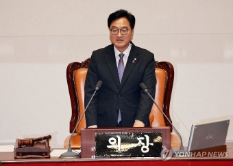 22대 전반기 국회의장에 민주당 우원식 선출…野 단독표결