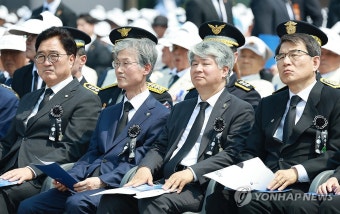 우원식 국회의장 등, 69회 현충일 추념식 참석