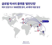 발란, 글로벌 플랫폼 발란 닷컴 해외사용자 100만명 돌파