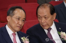 대화하는 황우여-추경호