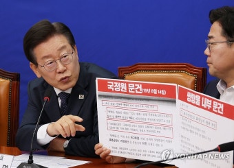 '쌍방울 대북송금' 관련 발언하는 이재명 대표