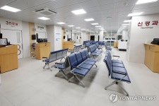 집단 휴진 텅 빈 진료 대기실