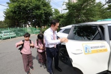 공유택시로 이동해 수업 참여…용인 백암초 공유학교 눈길