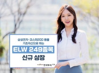 한투증권, 주식워런트증권 249종목 신규 상장