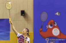 파리 경기장 옮겨놓은 듯…안세영, 올림픽 금빛 스매시 리허설