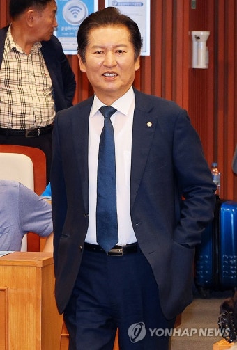 김대중 대통령 탄생 100주년 기념 행사 참석하는 정청래 의원