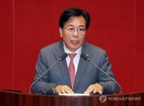 당선인사하는 송언석 의원