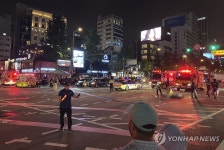 처참한 서울시청역 교차로 대형 교통사고 현장