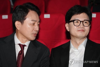 대화하는 한동훈-원희룡