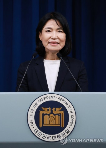 지명 소감 말하는 이진숙 방통위원장 후보자