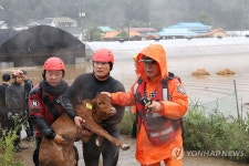 [르포] 제방 무너진 대전 정뱅이마을…손 쓸 틈 없이 고립