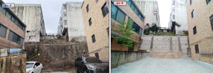 춘천시, 장마 대비 소규모 공동주택 옹벽 보수 선제 대응