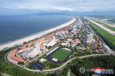 김정은, 원산갈마해안관광지구건설사업 현지지도
