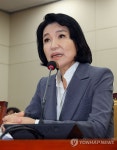 발언하는 이진숙 방송통신위원장 후보자