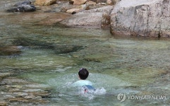 폭염엔 계곡 피서가 최고