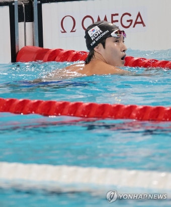 김우민 선수, 2024 파리 올림픽 자유형 400m 결승 진출에 의지 피력