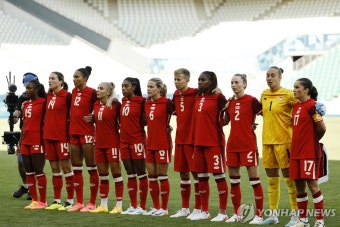 [올림픽] FIFA, 드론 촬영 캐나다 여자 축구 대표팀에 승점 6 삭감 징계