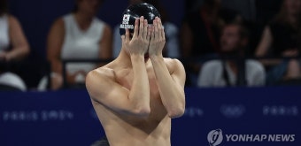 [올림픽] 황선우, 자유형 200ｍ 준결승 9위…결승 진출 실패