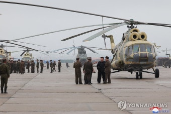 김정은, 신의주·의주군 수해 현장 방문 지휘
