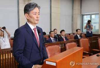 인사청문회서 발언하는 조지호 경찰청장 후보자