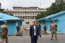 호주 외교장관, 판문점 방문…한국과 방위 협력 심화