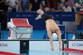 접영 200m 예선 출발하는 김민섭