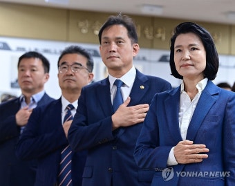 이진숙 방통위원장 취임식