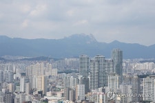 북한산과 서울 시내