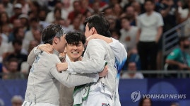 펜싱 남자 사브르 결승 진출