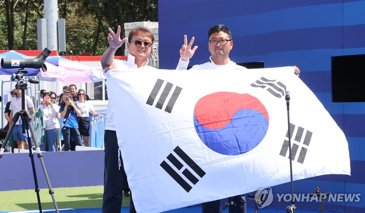 김우진 선수, 2024 파리 올림픽 양궁 3관왕→대한체육회 체육대상 수상!