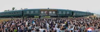 김정은, 의주군 수해지역 방문