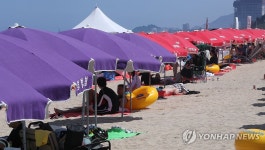 막바지 피서 열기로 달아오른 동해안