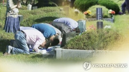 강릉시 청솔공원, 추석 당일 진입에만 3시간…미리 성묘하세요
