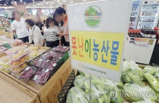 채솟값 폭등에 못난이 농산물 인기