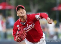 투구하는 김광현