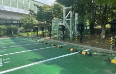 부산 아르피나, 지하 전기자동차 충전시설 지상 이전