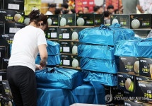 한가위 명절 앞둔 과일시장