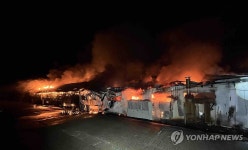 춘천 영농조합 육묘장에서 불…작업장 2동 전소