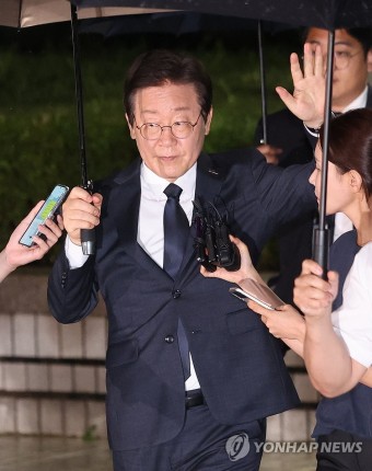 결심 공판 마친 이재명 대표